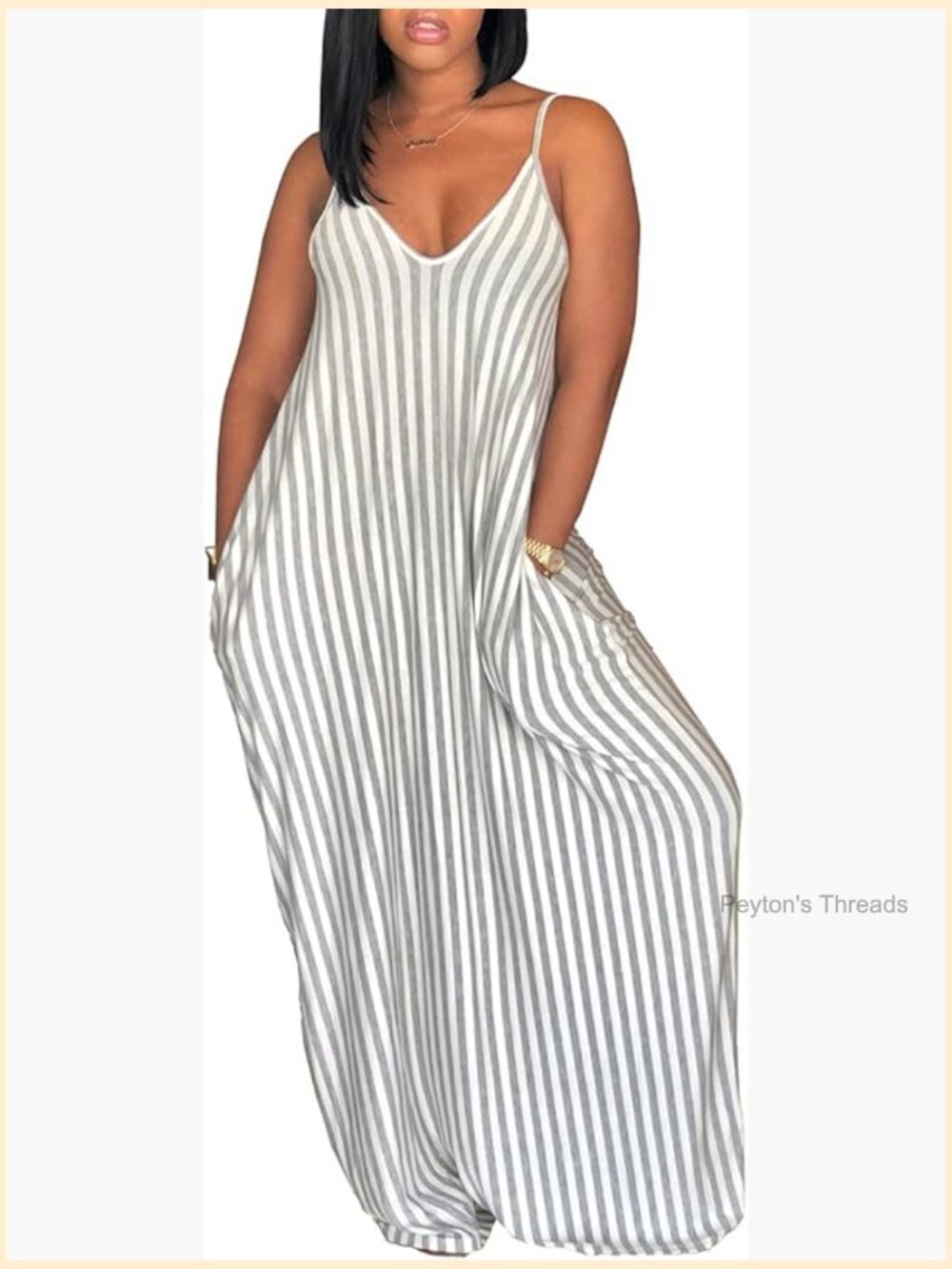 Casual Summer Floral Long Maxi Dress Floor Length Sleeveless Plus Size Sundress